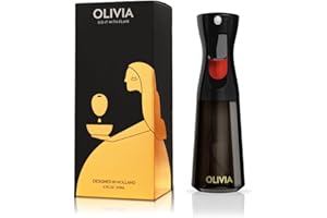 FLAIROSOL OLIVIA Oil Sprayer for Cooking, 200ml Glass Olive Oil Sprayer, Continuous Cooking Spray Dispenser with Portion Cont