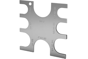 RASAECH PEX Crimp Tool Go/No-Go Gauge, 3/8 In Replace for SharkBite Pipe Size Gauge Tool, Plumbing Crimping Tool Pex 23080