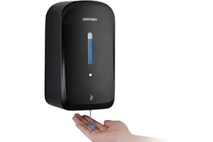 anydry Commercial Automatic Soap Dispenser Large 34oz/1000ml Capacity Wall-Mounted Touchless Liquid Dispenser for High-Traffi