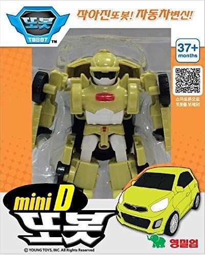 Tobot Mini D Transformer Robot Vehicle Figure : Korean Animation Transformers Character by Tobot