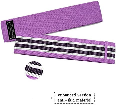pologyase Resistance Bands Booty Resistance Workout Hip Exercise Bands Exercise Workout Bands Fabric Fitness Loop Circle for Abs, Squats, Legs applied