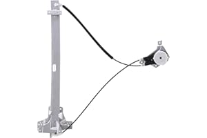 AutoandArt Brock Replacement Drivers Front Manual Window Lift Regulator Compatible with 1992-2014 E-Series 2015-2016 E350 Van 6C2Z1523201BA