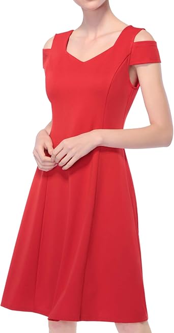 womens midi skater dress
