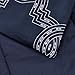 Amazon Basics 8-Piece Ultra-Soft Microfiber Bed-In-A-Bag Comforter Bedding Set - Full/Queen, Navy Nautical Knot