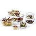 LOCK & LOCK GLASS, 2.1 Cup, Borosilicate Glass, Oven Safe, BPA Free, 100% Airtight, Glass Square Food Storage Container with Lid