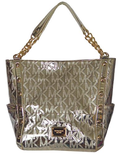 michael kors metallic purse