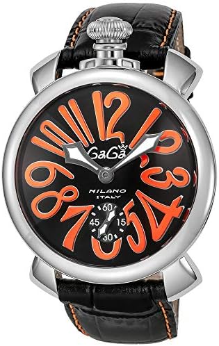 爆買い新作 ガミラノ Gagamilano マニュアーレ48 手巻き 腕時計 メンズ 5010 11s Blk 並行輸入品