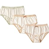 GZMM Girls Underwear Organic Cotton Panties Toddler Kids Briefs