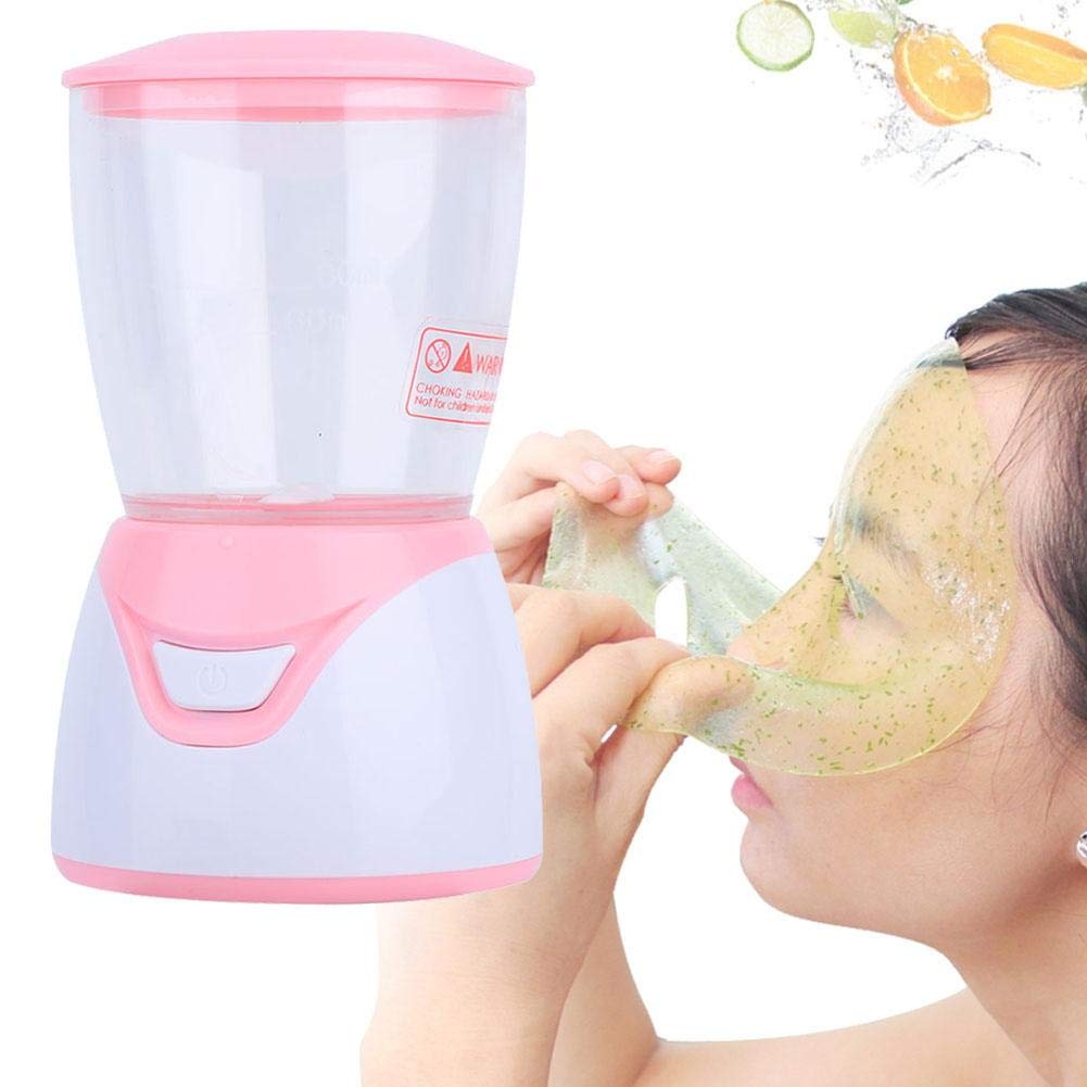 Face mask maker, Face Mask Blender Machine, Facial Treatment DIY Natural Fruit Vegetable Mask Maker conforms to human face shape Low noise one button to operate 5 Mins Mask Maker for Spa Skin Care