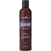 Young Living - Relaxation Massage Oil 8 oz. | Moisturizing Body Oil | Dry Skin Nourishment | Natural Skincare Remedy | Relaxing Body Care | Restful Aromatherapy
