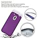 Moto G Play Case,Moto G4 Play Case with HD Screen Protector,NiuBox Dual Layer Armor Anti-Slip Shock Absorption Protective Phone Case Cover for Motorola Moto G Play/Moto G4 Play - Purple