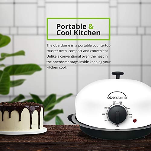 EaZy BrandZ EZO1010BL oberdome Countertop Electric Roaster Oven with