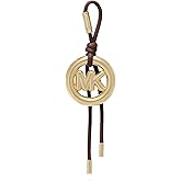 Michael Kors MK Metal Circle Bubble Charm, Gold-Tone Hardware/Key Charm/Chocolate