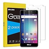 SPARIN BLU R1 HD Screen Protector, [2 PACK] Tempered Glass Screen Protector for BLU R1 HD 5.0 Inch [Bubble Free] [9H Hardness] [Scratch-Resistant] [Crystal Clear]