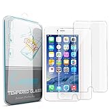 iPhone 7 Screen Protector, Enther 2 PACK [Retina Sense] Tempered Glass Premium High Definition Shockproof Clear Screen Protector 0.3mm Thickness 2.5D Curved Edge for iPhone 7