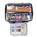 PettaAiu BENGDA Knitting Bag,Yarn Tote Organizer with Inner Divider for Crochet Hooks, Knitting Needles(up to 14¡±),Project and Supplies,Easy to Carry,High Capacity (Purple)