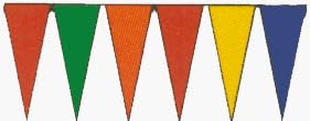 100ft Multi-Color Poly Pennant Streamer