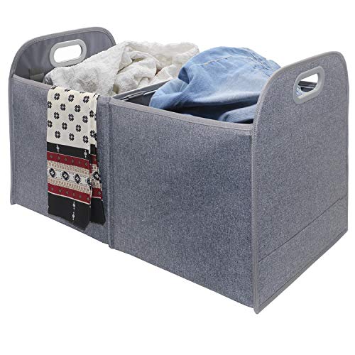 Onlyeasy Large Laundry Hampers, Terry Fabric Collapsible Organizer