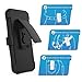Galaxy A3 Case, MoKo Shock Absorbing Hard Cover Ultra Protective Heavy Duty Case with Holster Belt Clip + Built-in Kickstand for Samsung Galaxy A3 4.7