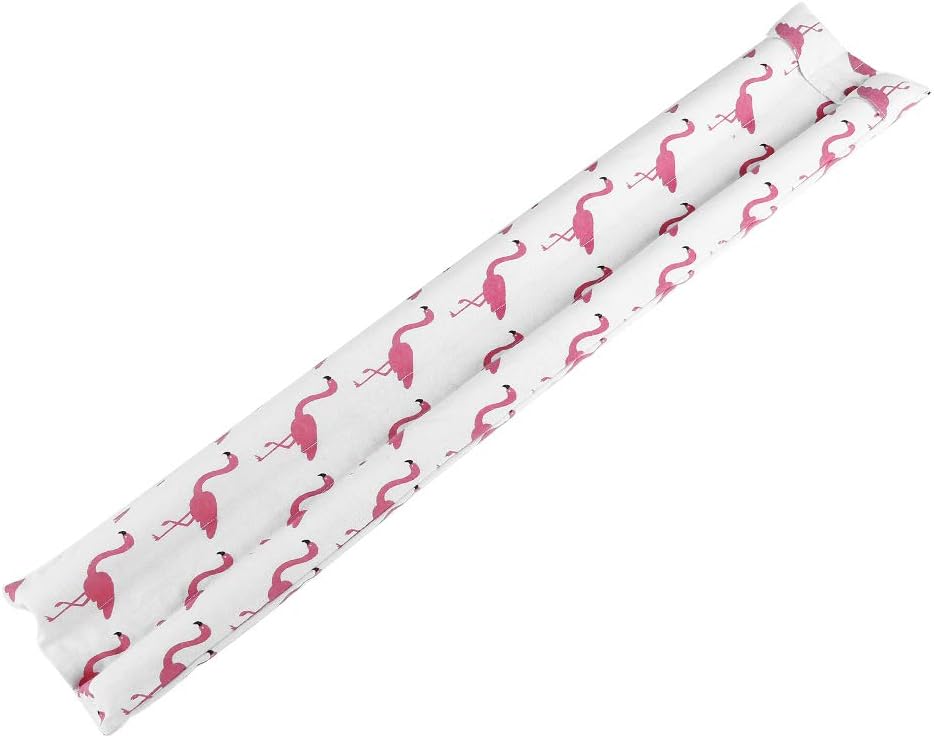Aurya Door Draft Stopper 36"-Draft Stoppers for Bottom of Doors/Windows Under Door Noise Blocker Double Side Door Draft Guard(Flamingo)