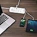 Surge Protector, dodocool Power Strip USB Charging Station with 8 Outlets and 3 USB Ports 1800 Joules 4.92ft Cord ETL Listed LED Indicator On/ Off Switch