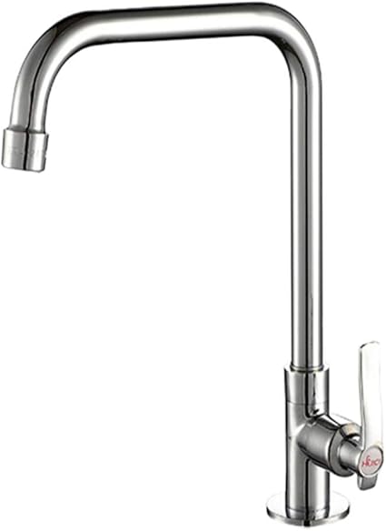 Grifo para fregadero de cocina moderno de acero inoxidable que se