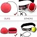 Reflex Boxing Ball Head Cap with Punch Gloves Boxer Equipment Combo Gym Gear Set for Punching Accuracy, Speed Training, Faster Reflexes - 3pc Fitness Accessories Kit