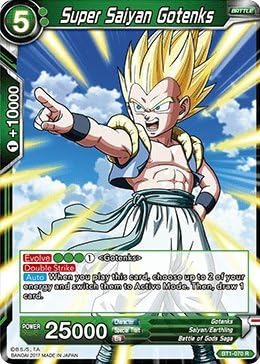 Amazon Com Dragon Ball Super Tcg Super Saiyan Gotenks Series 1 Booster Galactic Battle Series 1 Booster Galactic Battle Bt1 070 Toys Games