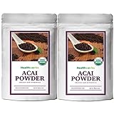 Healthworks Acai Berry Powder Freeze-Dried Raw Organic, 8 Ounce(2 4oz Pack)