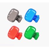 Hxezoc 4 Pack Toothbrush Covers Toothbrush Holders Toothbrush Protector Cap Brush Pod Case Protective Portable Plastic Clip for Household Travel, Camping, Bathroom, School, Business