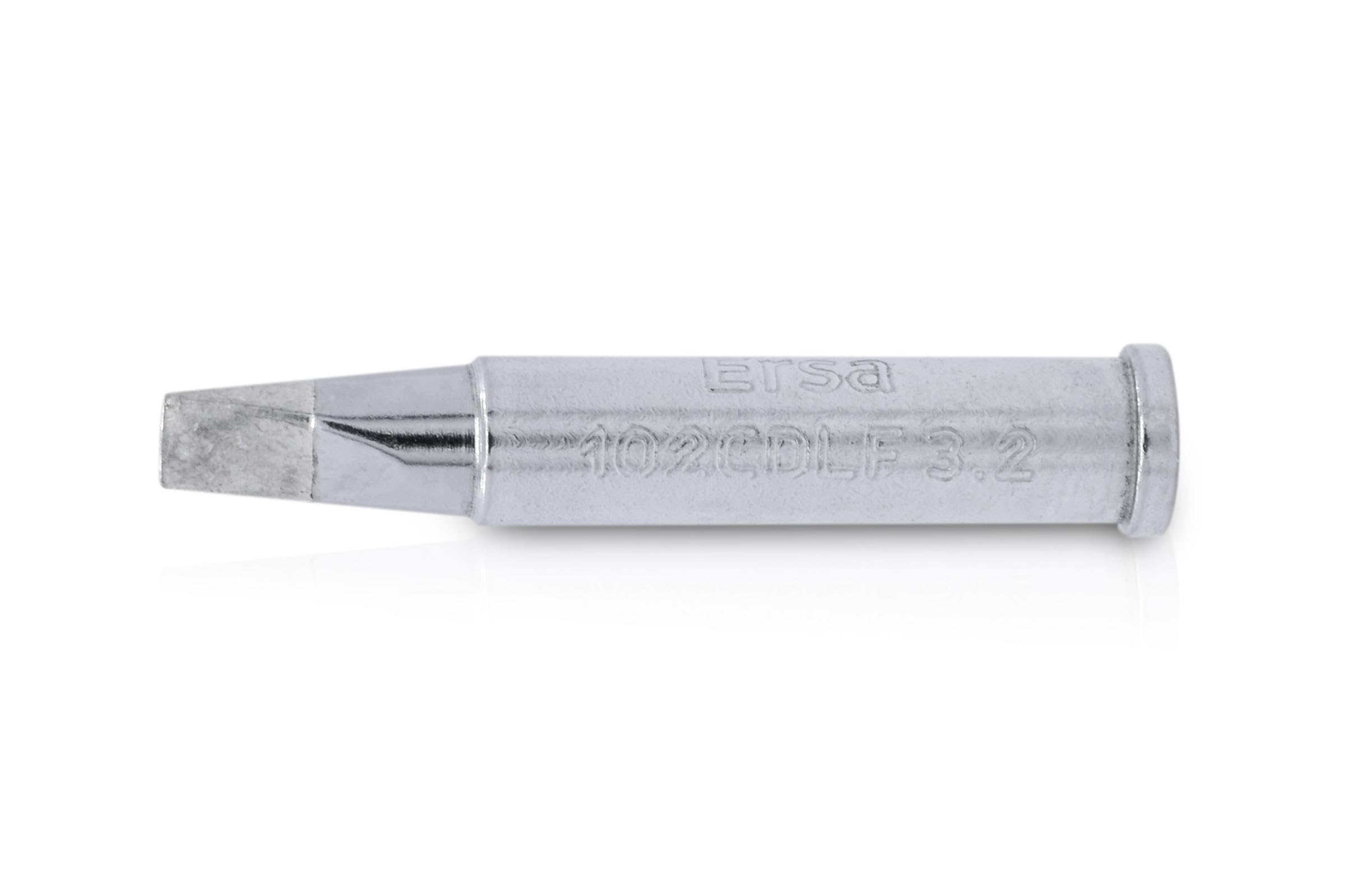 ersa Ersadur i-Tip 0102CDLF32 Long-life Soldering Tip Straight Chisel-Shaped 3.2 mm with Ersadur LF Coating
