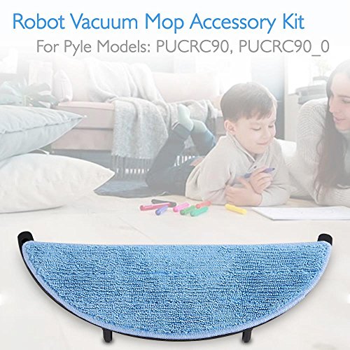 PureClean - Dry Mop Attachment - Robot Vacuum Cleaner Replacement Parts and Accessory Kit Compatible Only With PUCRC90 - PRTPUCRC9050 - Thumbnail 3