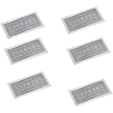 LZLRUN 6Pcs Infrared Sensor Silver Stickers for Car Door LED Welcome Lights | Infrared sensing, Auto on/off with door opening, Easy DIY installation, For car door LED welcome projector lights