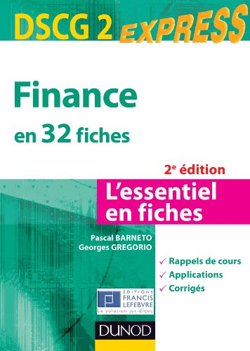 Finance en 32 fiches