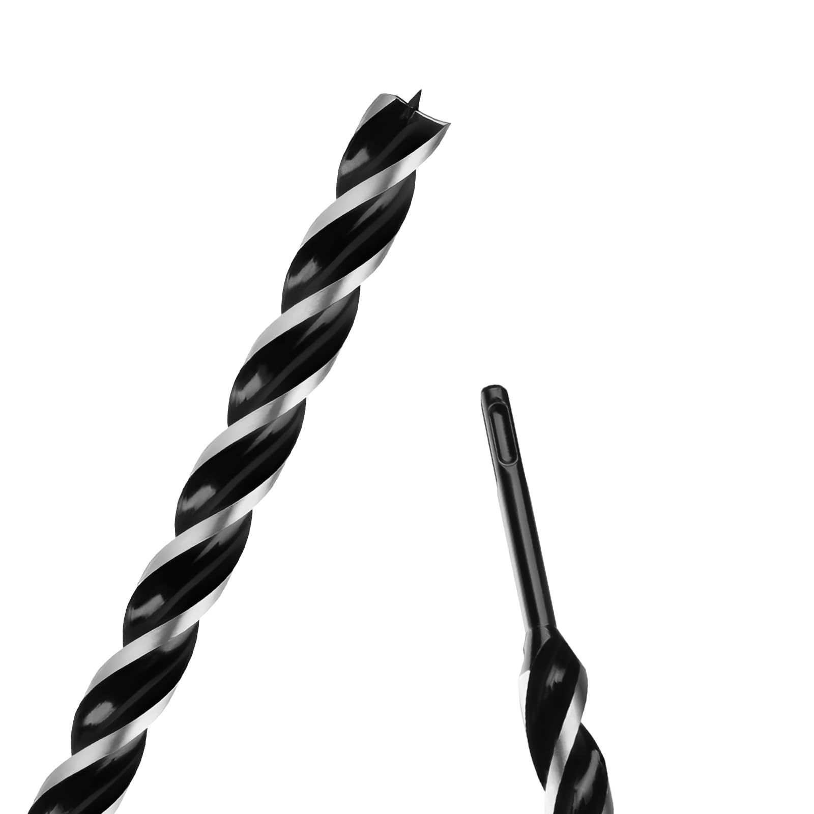 Photo 1 of 1" x 32" Auger Drill Bit with SDS Plus Shank for Wood,Tri Flute Ship Auger Long Drill Bit for Soft and Hard Wood,Tree Stump,Plastic,Drywall and Composite Materials