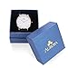 Aurora Women’s Classic Steel Quartz Watch With Black Band (Rose Gold)