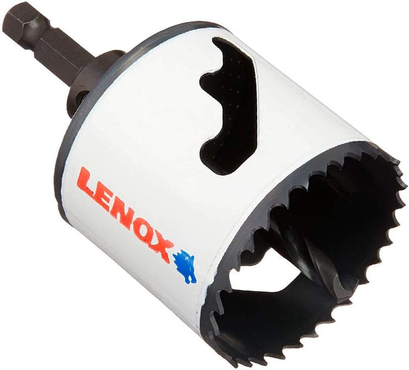 LENOX Tools Hole Saw, Bi-Metal, Speed Slot, Arbored, 2-1/8-Inch (1772951): Home Improvement