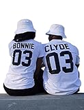 Nagoo Letter Print T-Shirt Men Women Couple Tee Tops
