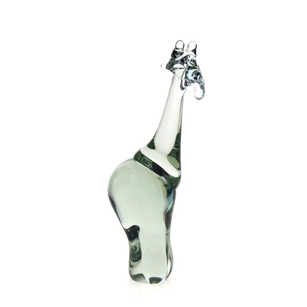 Fair Trade Glass Giraffe Scaplture [O7-C]