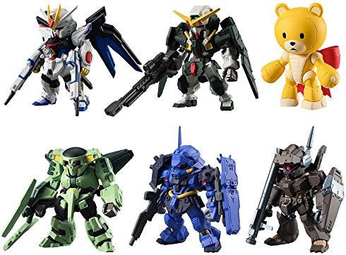 Bandai Shokugan Gundam Converge #4 Action Figure, Pack of 10