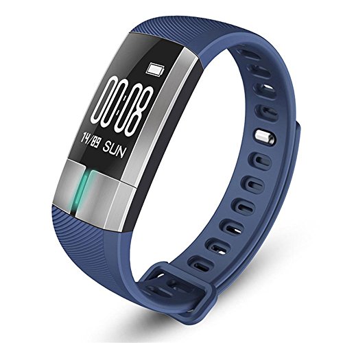 Besde Bluetooth Smart Watch, G20 Blood Pressure ECG Date Heart Rate Monitor Wristband (Blue)