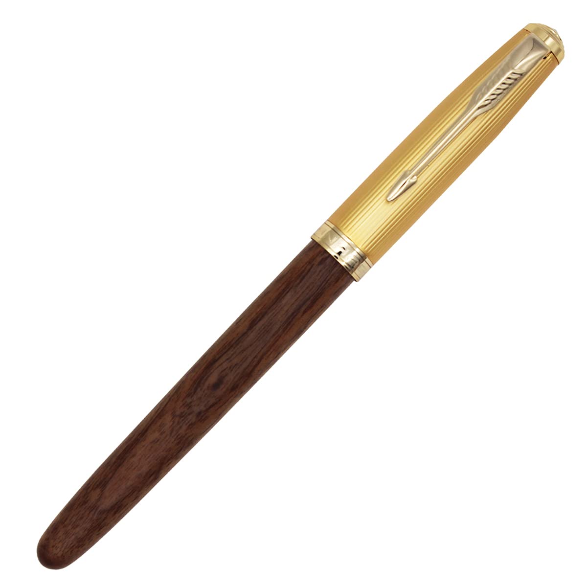 Ranvi Jinhao 85 Fountain Pen Extra Fine Nib 0.38mm(Walnut) — image 1