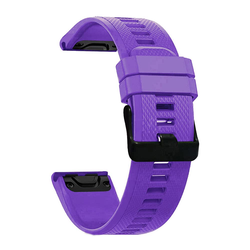 AISPORTS 22mm Quick Fit Watch Strap Compatible for Garmin Fenix 8 47mm/E 47mm/7/7 Pro/6/6 Pro/5/5 Plus Strap Silicone Wristband Bracelet Replacement Strap for Garmin Forerunner 965/955/945/935/745 — image 1