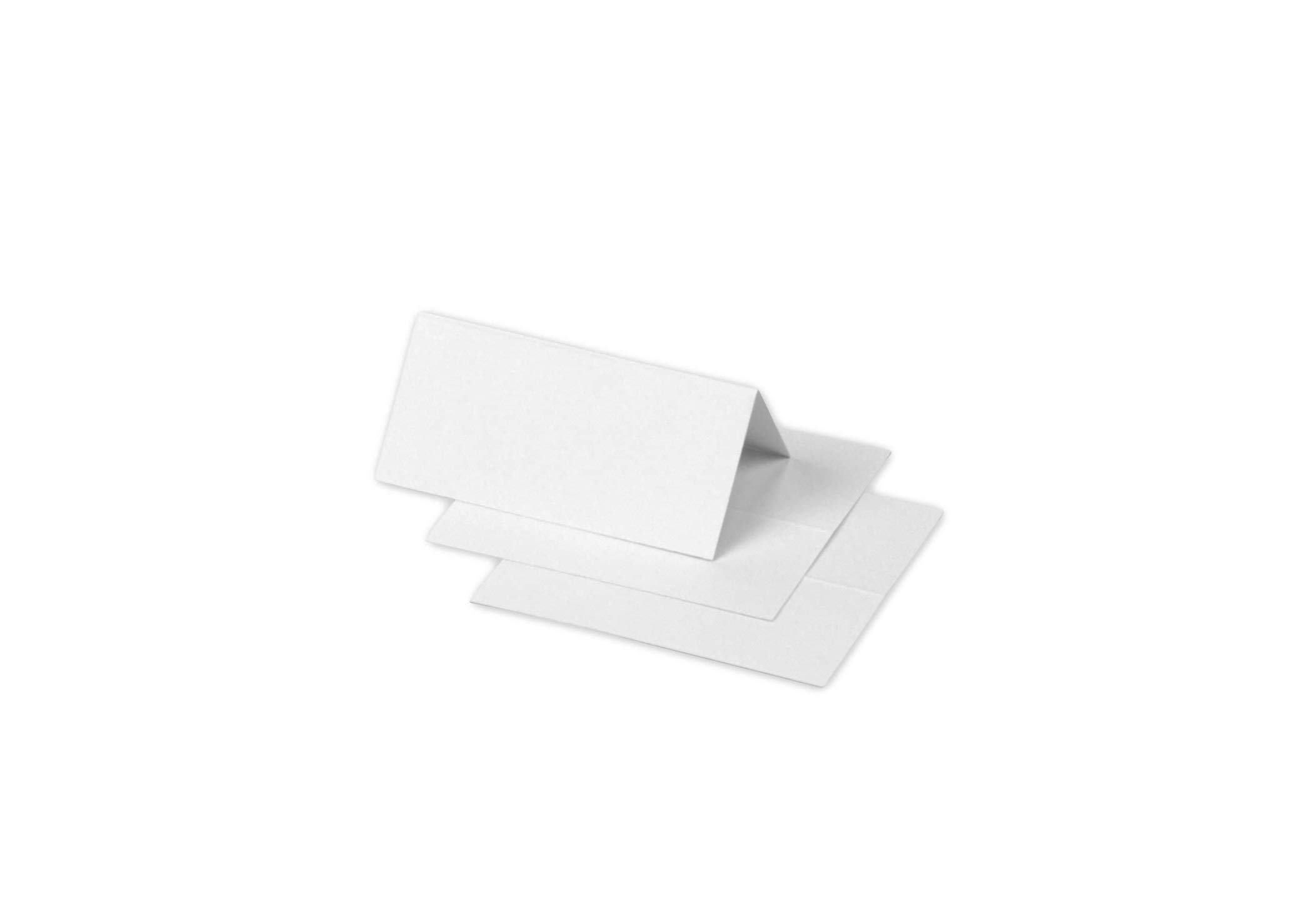 Clairefontaine 75016C Pack of 25 Place Cards - Format 8.5x8cm - 210g/m² - White - Invitation Events and Correspondence - Pollen Range - Premium Smooth Paper