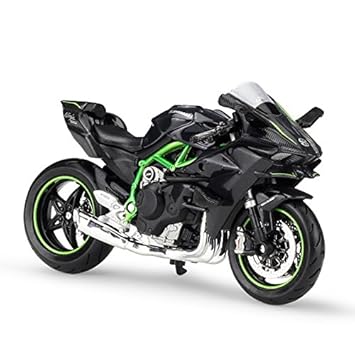 Myesha Maisto Metal and Plastic Kawasaki Ninja H2 R, 1:12 Scale Die Cast Model Bike
