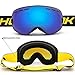 HONGDAK Ski Goggles Snowboard Snowmobile Men Women Anti Fog Polarized OTG Over Glasses Snow Sports Sunglass Snowboarding Jet Skiing Youth Kids