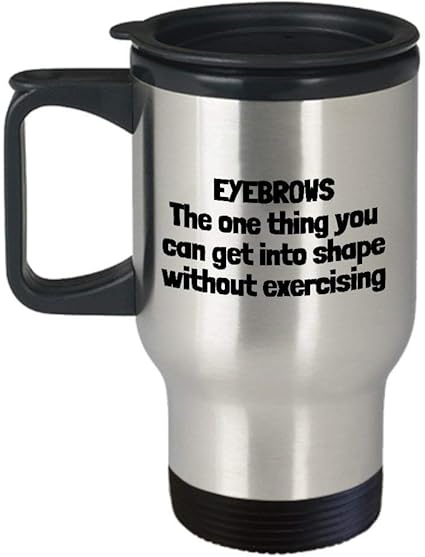 Mug De Voyage Humoristique Pour Artiste De Maquillage Idee De Cadeau Pour Estheticienne Sourcils Maquillage Et Loisirs Amazon Fr Cuisine Maison