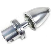 DKNTZO 3/3.17/4/ 5mm Aluminum Bullet Prop Adapter Holder with 5mm /6mm /8mm Output Shaft for Sunnysky A2212 2216/2212 Brushless Motor (Color : Dia. 3-6mm)