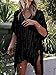 AUSELILY Women's Bathing Suit Cover up Beach Bikini Swimsuit Swimwear Crochet Dress