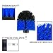 YIJINSHENG 3 Piece Medium and Stiff Brush with Drill Attachment Scrubbing Brushes for Cleaning Car Tires,Carpet, Kitchens,Bathrooms, Showers, Tubs, Boats Power Scrubber Kit (Blue)
